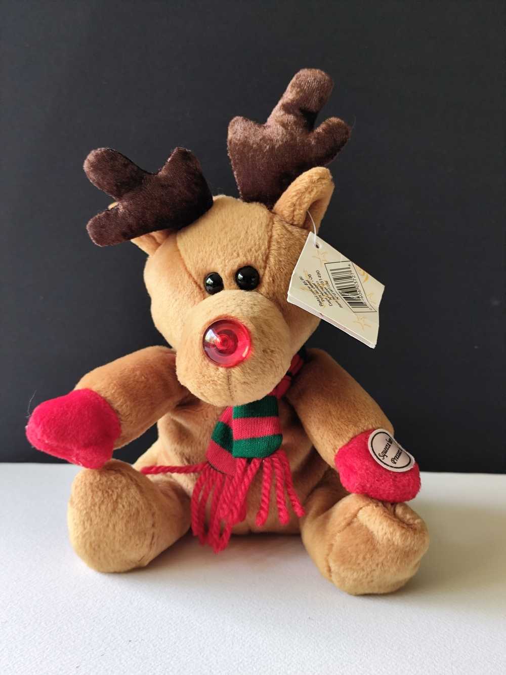 Sears Christmas Reindeer Plush TWINKLES - 1999